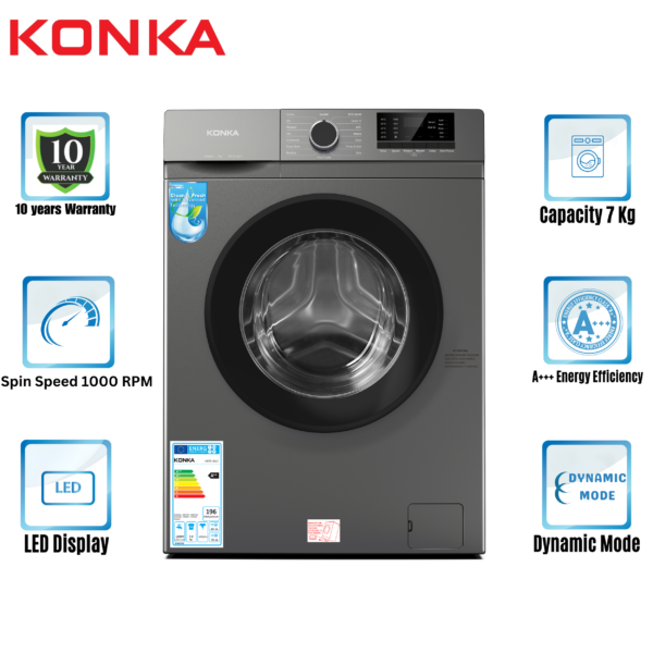 KG70-10L21 KONKA Washing Machine (7.0 KG) Front Loading